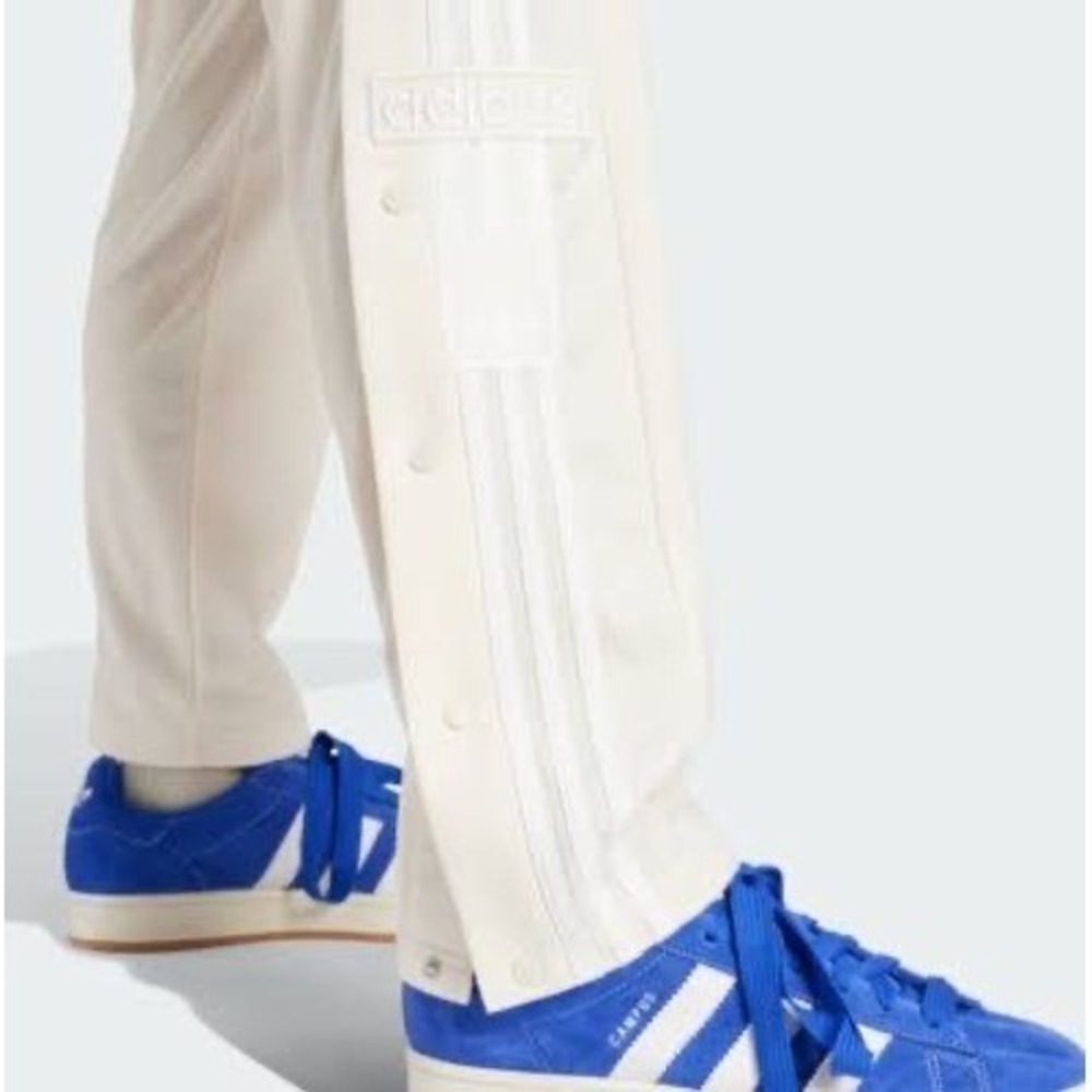 Adidas Originals Adibreak Tearaway Snap Track Pants - White 2X Men's Tear away